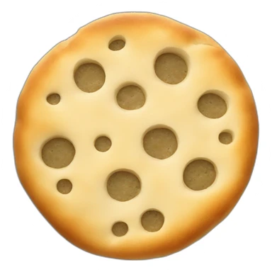 round focaccia sticker