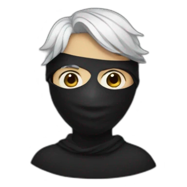 masked boy sticker
