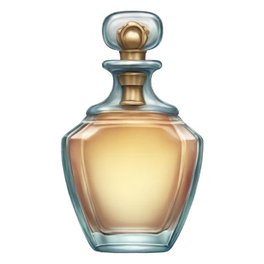 Vintage perfume bottle sticker