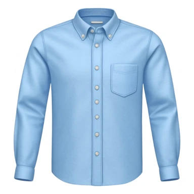 light blue oxford shirt sticker