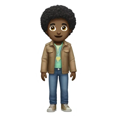 little big world doll from video game sticker