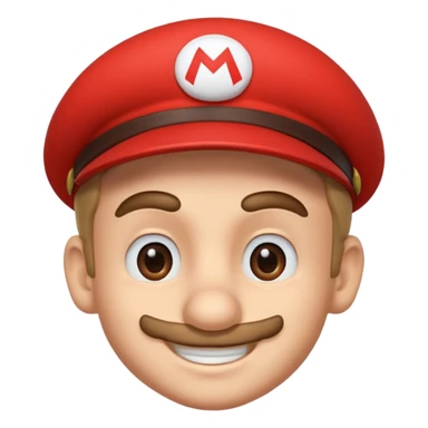 mario with one eyebrow up  sticker