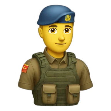 ukraine's soilder sticker