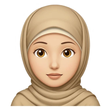 🙂 with hijab sticker