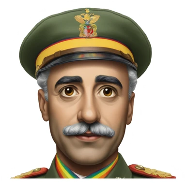 Hyperrealist francisco franco lgtbi rainbow sticker