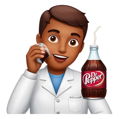Hyperpigmentation drinking dr pepper sticker