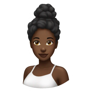 black girl skincare sticker