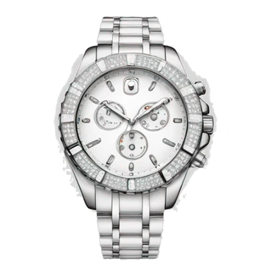 white luxury watch sticker