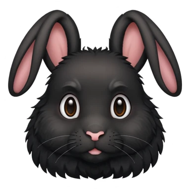 Lapin noir qui a reussis GG sticker