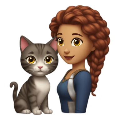 Kitty and Sisi sticker