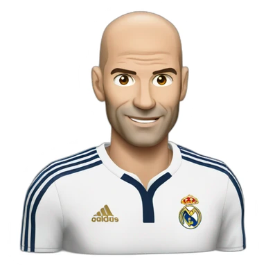 zinecine zidane sticker