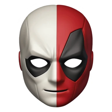 deadpool face sticker