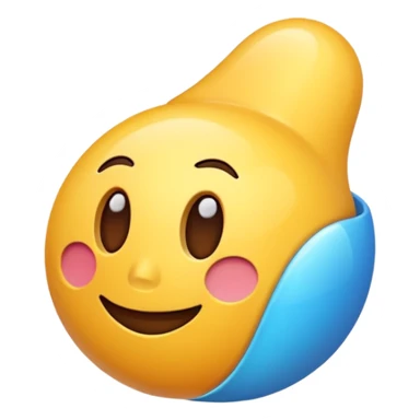 brainstorming  : 3d Icon with color of D0B8FF
 sticker