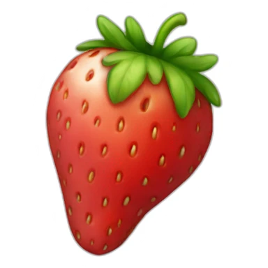Fetus strawberry sticker
