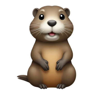 Cute Nutria animal sticker