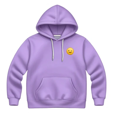 pastel purple hoodie flatlay  sticker