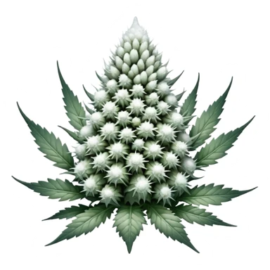 white marijuana sticker