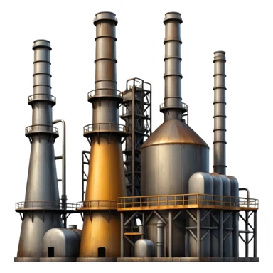 oil refinery rust free sticker