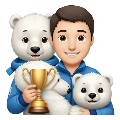 f1 driver polar bear sticker