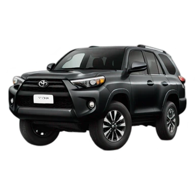 Toyota land cruise black 100 driving  sticker