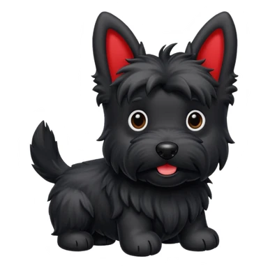 Scottie dog emoji sticker