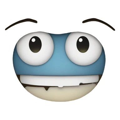 Smiley face with a happy tear in eye sticker