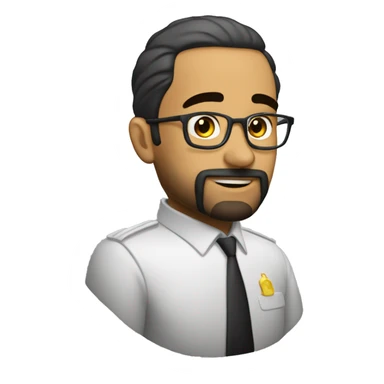 quiero un emji seri y atractivo un señor una onda sticker