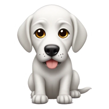 terlik giyen köpek sticker