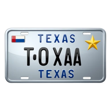 patente auto texas sticker