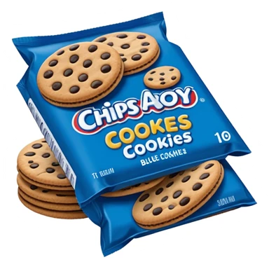 pack of chips ahoy cookies (blue) sticker