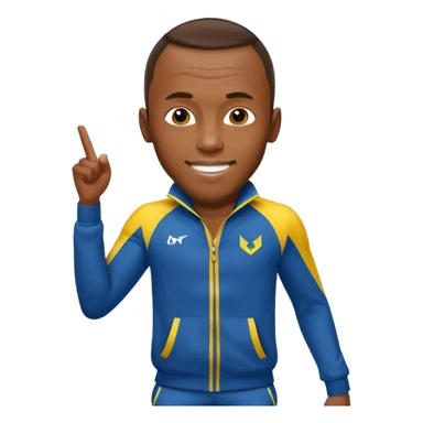 usain bolt with a 9.58 behind him sticker