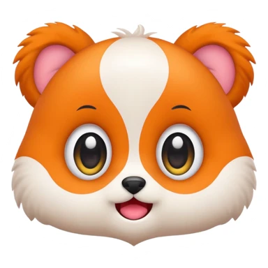 cute anime kawaiii figure icon no like really cute like a little chibi animal being all cute and happy sticker