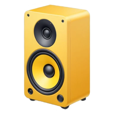 mac os icon yellow audio speaker forbidden mute isometric sticker