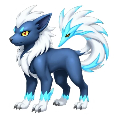 Luxray-Manectric-Absol-fusion, full body sticker