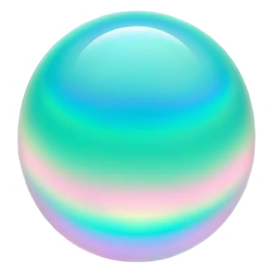 Cinematic Realistic Opal Emoji, Mystical and iridescent, with shifting colors of blue, green, and pink that dance across the smooth, milky surface. The gem’s unique play of light creates a mesmerizing, fluid effect, while a soft, glowing halo surrounds the stone. Soft glowing outline, capturing the essence of magic and mystery in a radiant opal. sticker