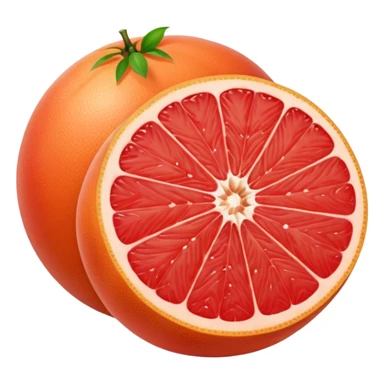 red grapefruit sticker