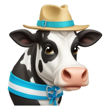 Cow with bikini  sticker