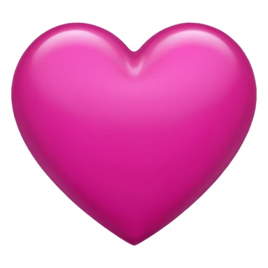 emoji cuore fucsia iphone sticker