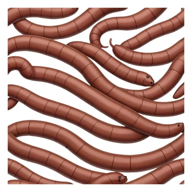 Vers de terre en c sticker