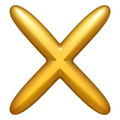 emoji-style glossy icon with two characters: X and S placed side by side forming “XS”, bold rounded font, golden 3D shine, smooth gradients, soft highlights, transparent background

 sticker