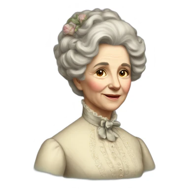 Victorian Lady: Age 66 sticker