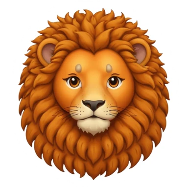 curly lion with jersey sticker
