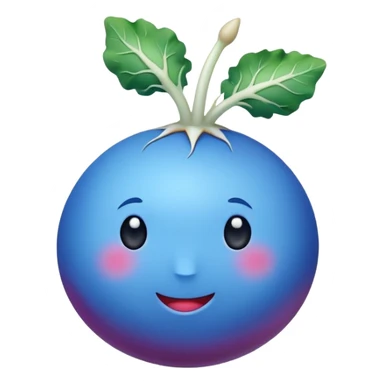 blue radish sticker