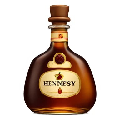 hennessy bottle  sticker