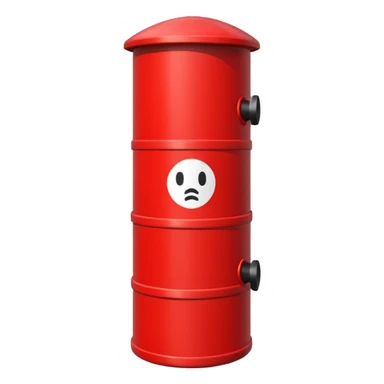 Représente moi une borne kilométrique rouge et blanche  sticker