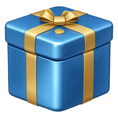 blue coins credit in a package sticker