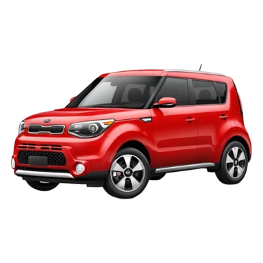 red kia soul sticker