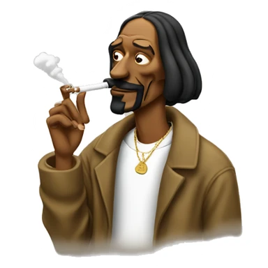 snoop dog smoking a joint sticker