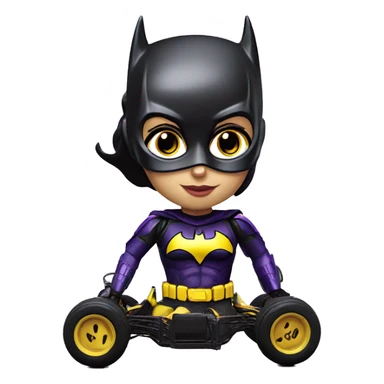 Batgirl rc car sticker