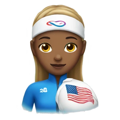 summer olympics girl swimming sticker